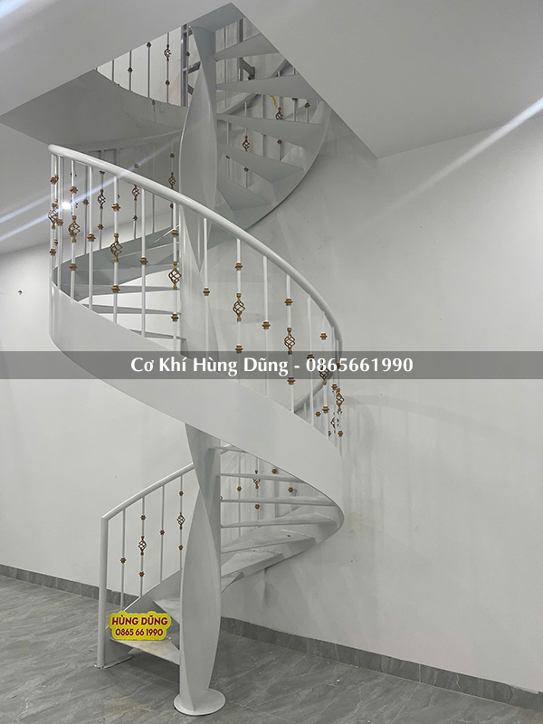 Mẫu cầu thang xoắn ốc đẹp 48