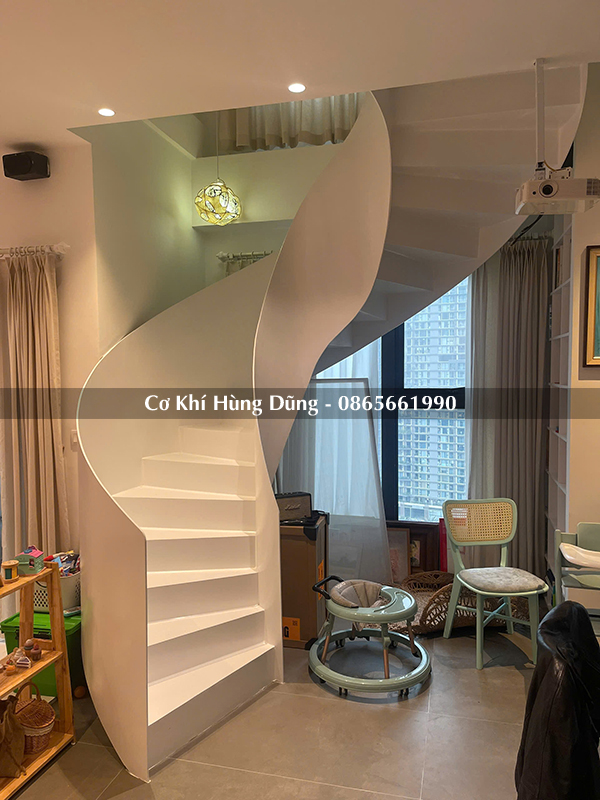 Mẫu cầu thang xoắn ốc đẹp 28