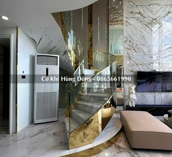 Mẫu cầu thang xoắn ốc đẹp 10