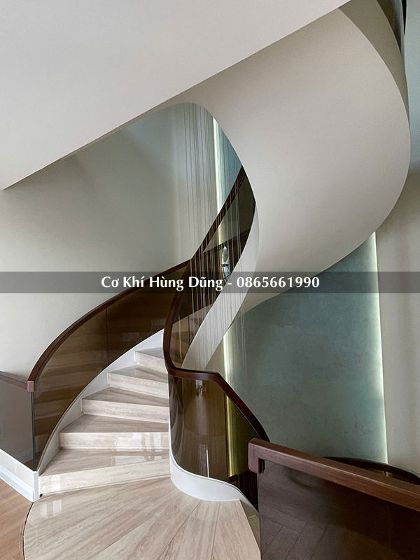 Mẫu cầu thang xoắn ốc đẹp 46