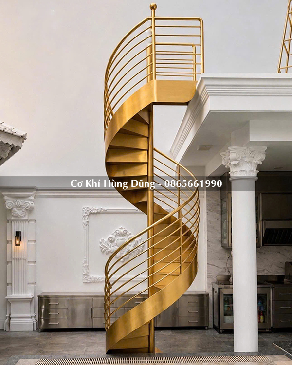 Mẫu cầu thang xoắn ốc đẹp 92