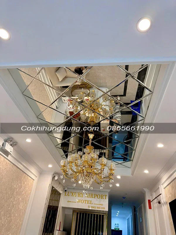 Mẫu trần gương đẹp